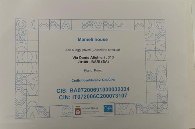 Mameli House Apartment Bari Bagian luar foto